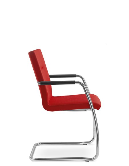 Кресло LD SEATING SEANCE CARE 076-Z, для посетителей, на полозьях