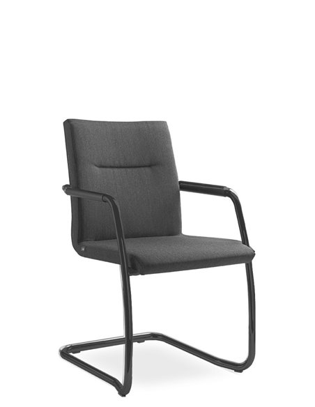 Кресло LD SEATING SEANCE CARE 076-Z, для посетителей, на полозьях