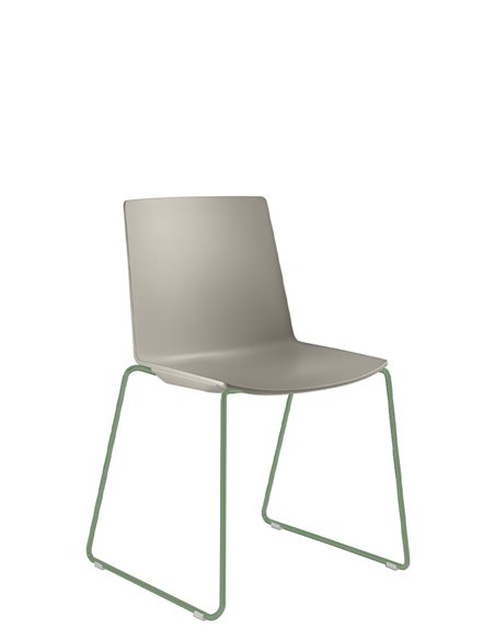 Кресло LD SEATING SKY FRESH 040-Q, для посетителей, на полозьях