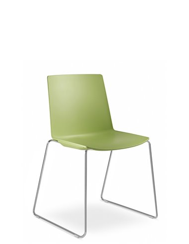 Кресло LD SEATING SKY FRESH 040-Q, для посетителей, на полозьях