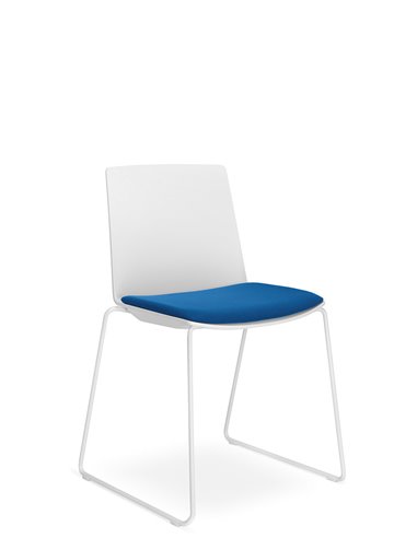 Кресло LD SEATING SKY FRESH 042-Q, для посетителей, на полозьях