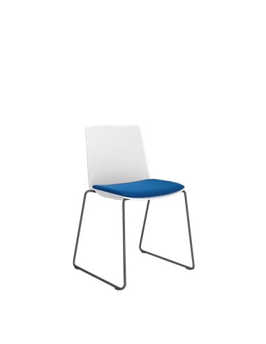 Кресло LD SEATING SKY FRESH 042-Q, для посетителей, на полозьях