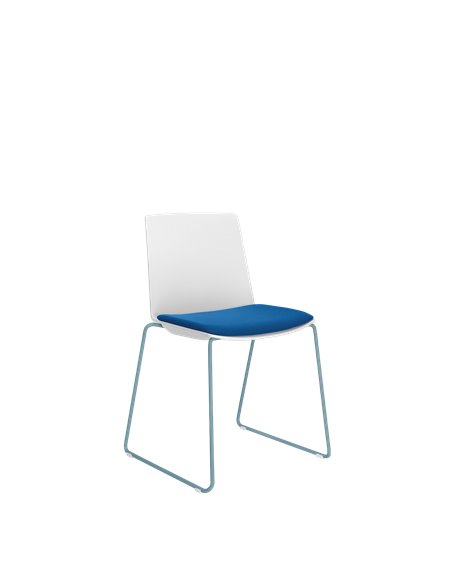 Кресло LD SEATING SKY FRESH 042-Q, для посетителей, на полозьях