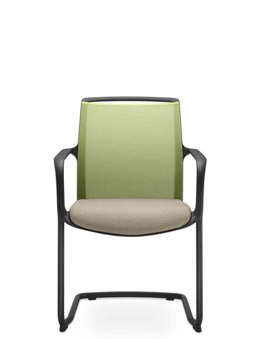 Кресло LD SEATING LEAF 505-Z-N1 для посетителей, на полозьях