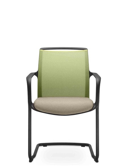 Кресло LD SEATING LEAF 505-Z-N1 для посетителей, на полозьях