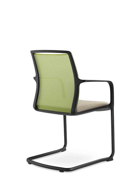 Кресло LD SEATING LEAF 505-Z-N1 для посетителей, на полозьях