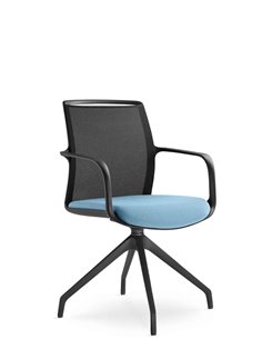 Кресло LD SEATING LEAF 505 F90-BL для посетителей