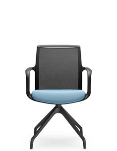 Кресло LD SEATING LEAF 505 F90-BL для посетителей 2