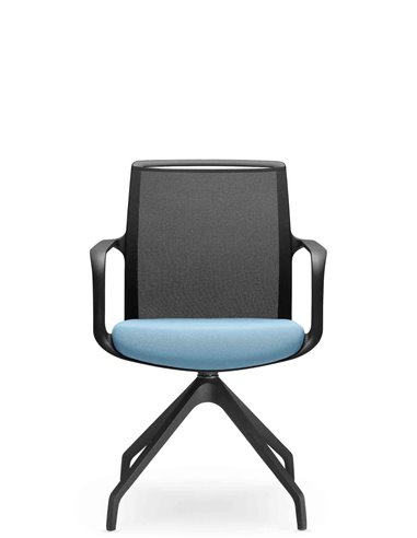 Кресло LD SEATING LEAF 505 F90-BL для посетителей