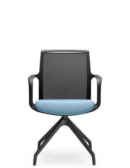 Кресло LD SEATING LEAF 505 F90-BL для посетителей