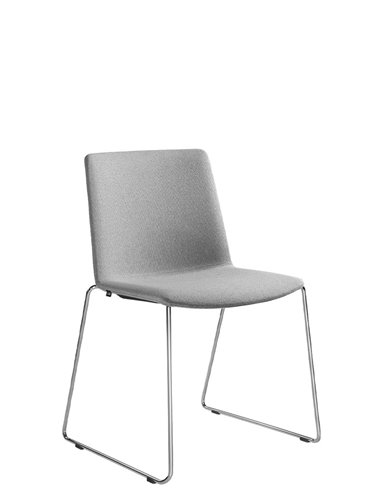 Кресло LD SEATING SKY FRESH 045-Q-N4, для посетителей, на полозьях