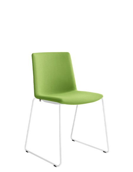 Кресло LD SEATING SKY FRESH 045-Q-N4, для посетителей, на полозьях