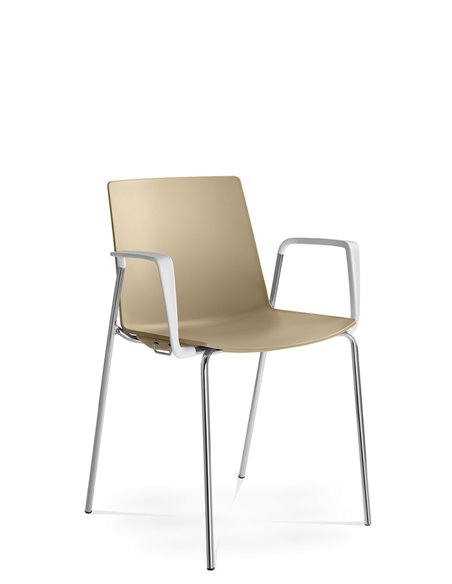 Кресло LD SEATING SKY FRESH 050-N4, BR-N0 для посетителей, на ножках