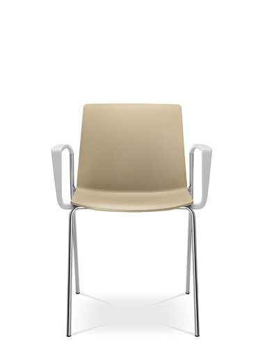Кресло LD SEATING SKY FRESH 050-N4, BR-N0 для посетителей, на ножках