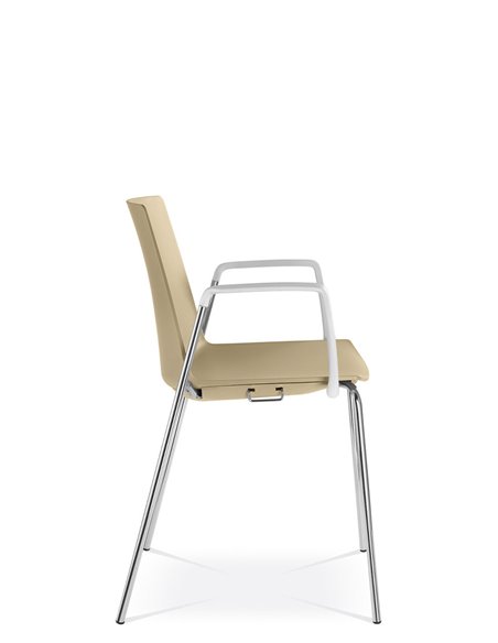 Кресло LD SEATING SKY FRESH 050-N4, BR-N0 для посетителей, на ножках