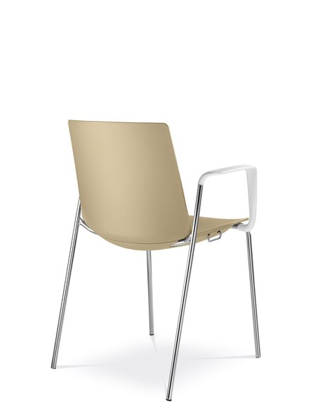 Кресло LD SEATING SKY FRESH 050-N4, BR-N0 для посетителей, на ножках
