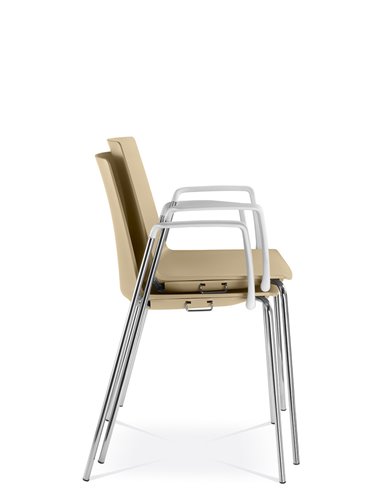 Кресло LD SEATING SKY FRESH 050-N4, BR-N0 для посетителей, на ножках