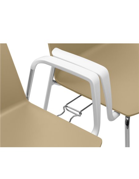 Кресло LD SEATING SKY FRESH 050-N4, BR-N0 для посетителей, на ножках