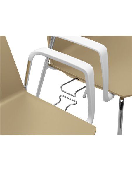 Кресло LD SEATING SKY FRESH 050-N4, BR-N0 для посетителей, на ножках