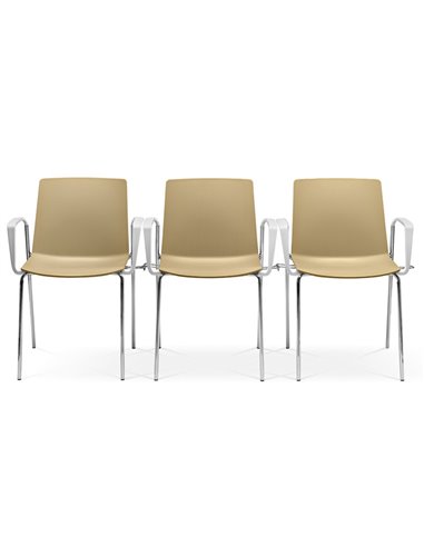 Кресло LD SEATING SKY FRESH 050-N4, BR-N0 для посетителей, на ножках