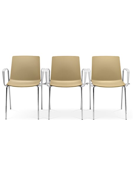 Кресло LD SEATING SKY FRESH 050-N4, BR-N0 для посетителей, на ножках