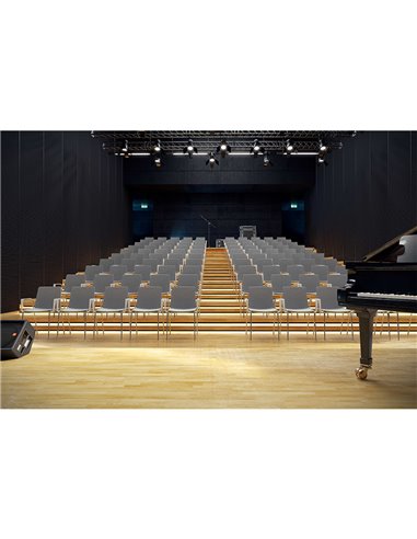 Кресло LD SEATING SKY FRESH 050-N4, BR-N0 для посетителей, на ножках
