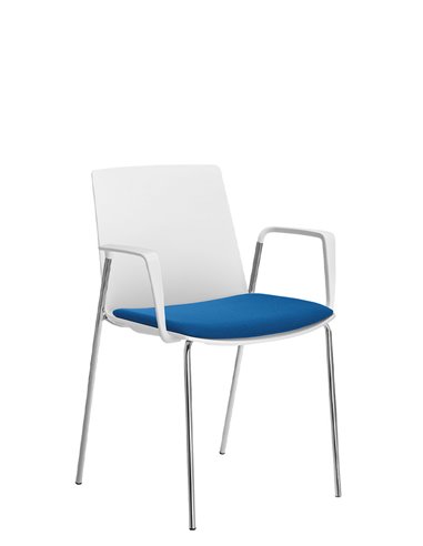 Кресло LD SEATING SKY FRESH 052-N0, BR для посетителей, на ножках