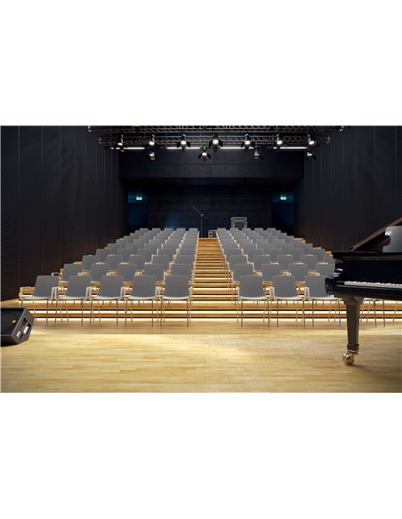 Кресло LD SEATING SKY FRESH 052-N0, BR для посетителей, на ножках