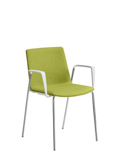 Кресло LD SEATING SKY FRESH 055-N1, BR для посетителей, на ножках 2
