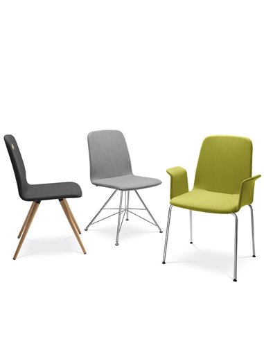 Кресло LD SEATING SUNRISE 152 BR-N4, для посетителей, на ножках