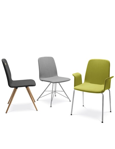 Кресло LD SEATING SUNRISE 152 BR-N4, для посетителей, на ножках