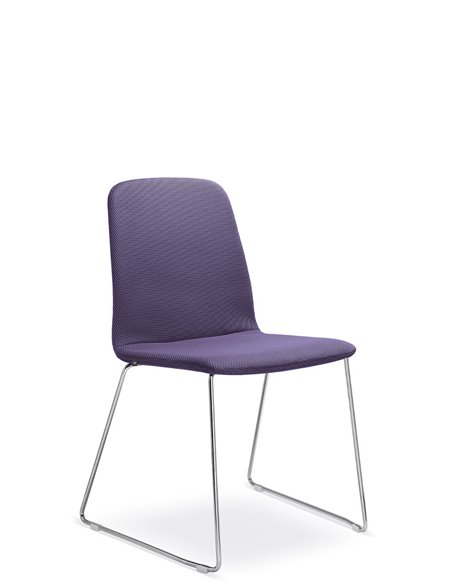 Крісло LD SEATING SUNRISE 152-Q, для відвідувачів, на полозах