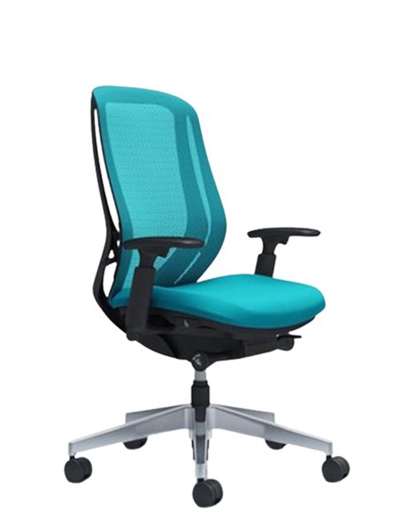 Кресло OKAMURA SYLPHY HIGH BACK BLACK для персонала