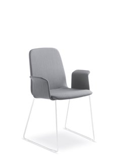 Кресло LD SEATING SUNRISE 152-Q, BR для посетителей, на полозьях 2