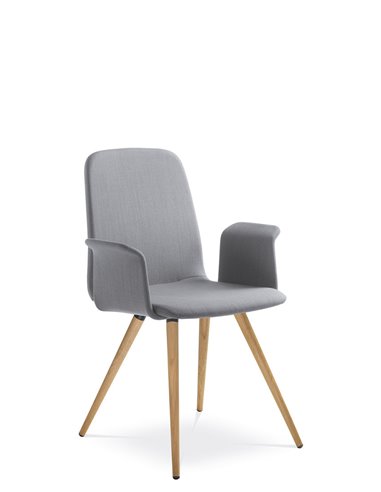Кресло LD SEATING SUNRISE 152-D, BR для посетителей, на ножках