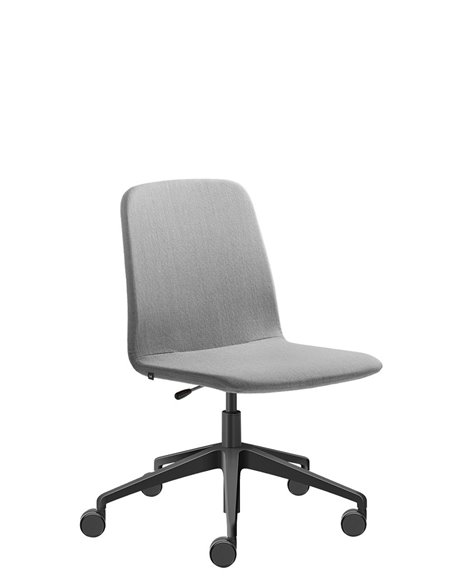 Крісло LD SEATING SUNRISE 152, F80 для відвідувачів, на алюмінієвій хрестовині, на колесах