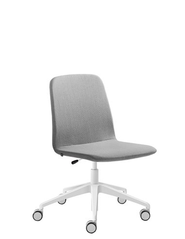 Крісло LD SEATING SUNRISE 152, F80 для відвідувачів, на алюмінієвій хрестовині, на колесах
