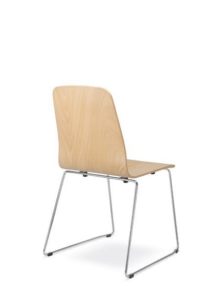 Кресло LD SEATING SUNRISE 150-Q-N4, для посетителей, на полозьях