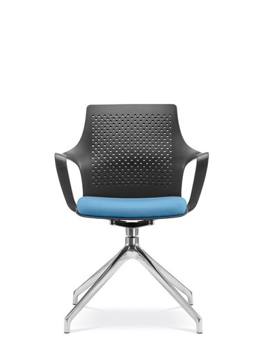 Крісло LD SEATING TARA 105-F75-N6 для відвідувачів, на алюмінієвій хрестовині