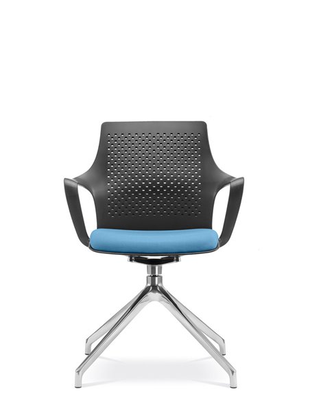 Крісло LD SEATING TARA 105-F75-N6 для відвідувачів, на алюмінієвій хрестовині