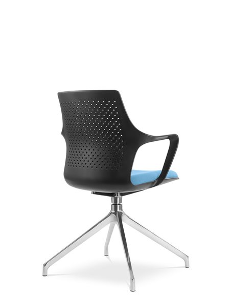 Крісло LD SEATING TARA 105-F75-N6 для відвідувачів, на алюмінієвій хрестовині