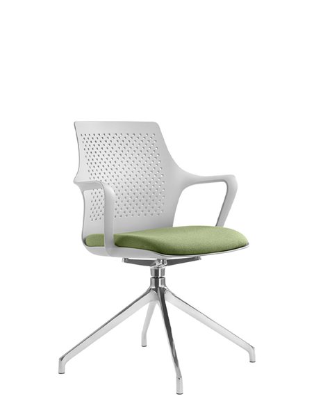 Крісло LD SEATING TARA 105-F75-N6 для відвідувачів, на алюмінієвій хрестовині