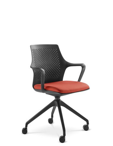 Кресло LD SEATING TARA 105-F95 для посетителей, на колесах