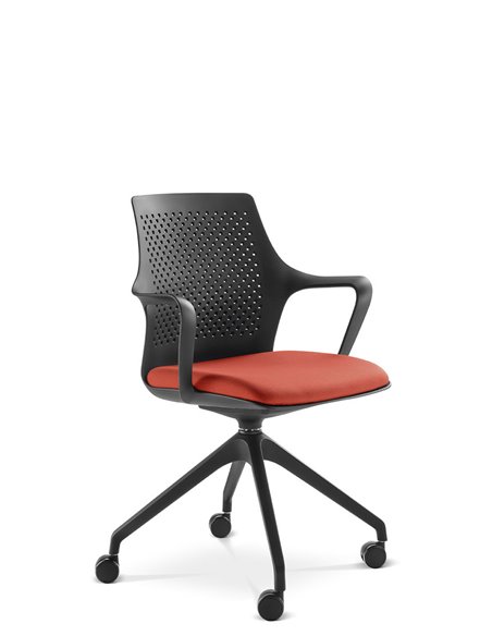 Кресло LD SEATING TARA 105-F95 для посетителей, на колесах