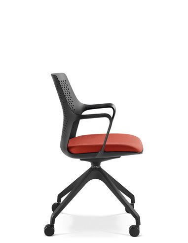 Кресло LD SEATING TARA 105-F95 для посетителей, на колесах