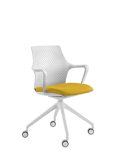 Кресло LD SEATING TARA 105-F95 для посетителей, на колесах