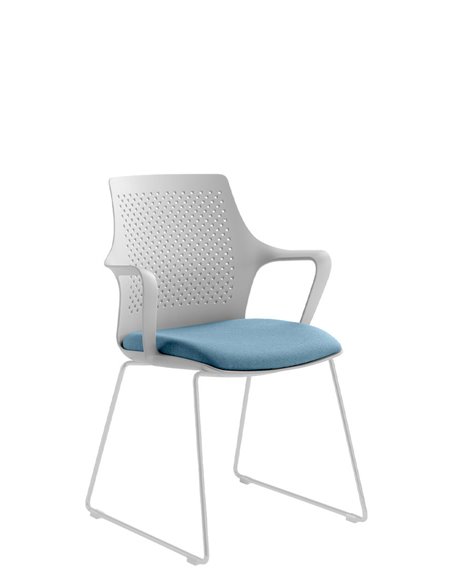 Кресло LD SEATING TARA 105-Q-N4 для посетителей, на полозьях