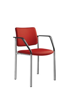 Кресло LD SEATING CONFERENCE 155-N4, BR для посетителей, на ножках