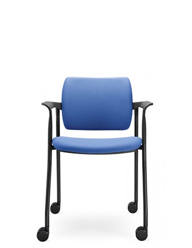 Крісло LD SEATING DREAM 110-N4, BR для відвідувачів, на колесах