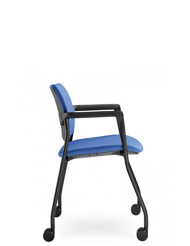 Крісло LD SEATING DREAM 110-N4, BR для відвідувачів, на колесах